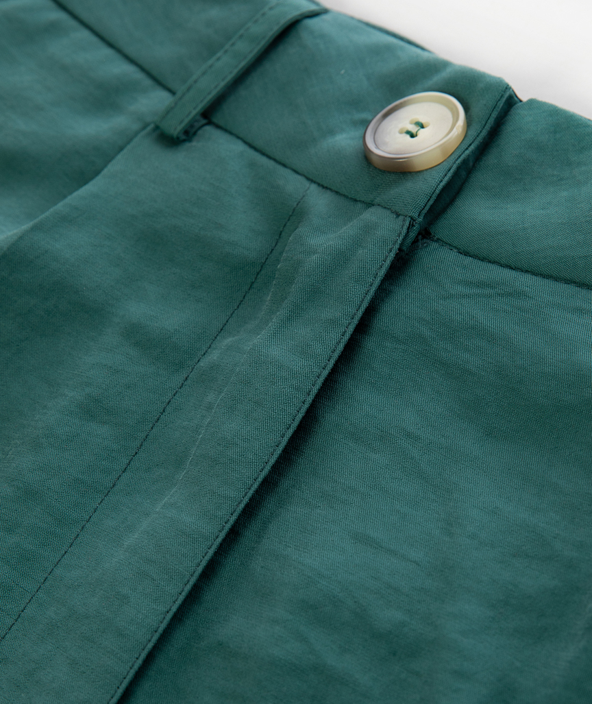 High Waisted Plated Shorts