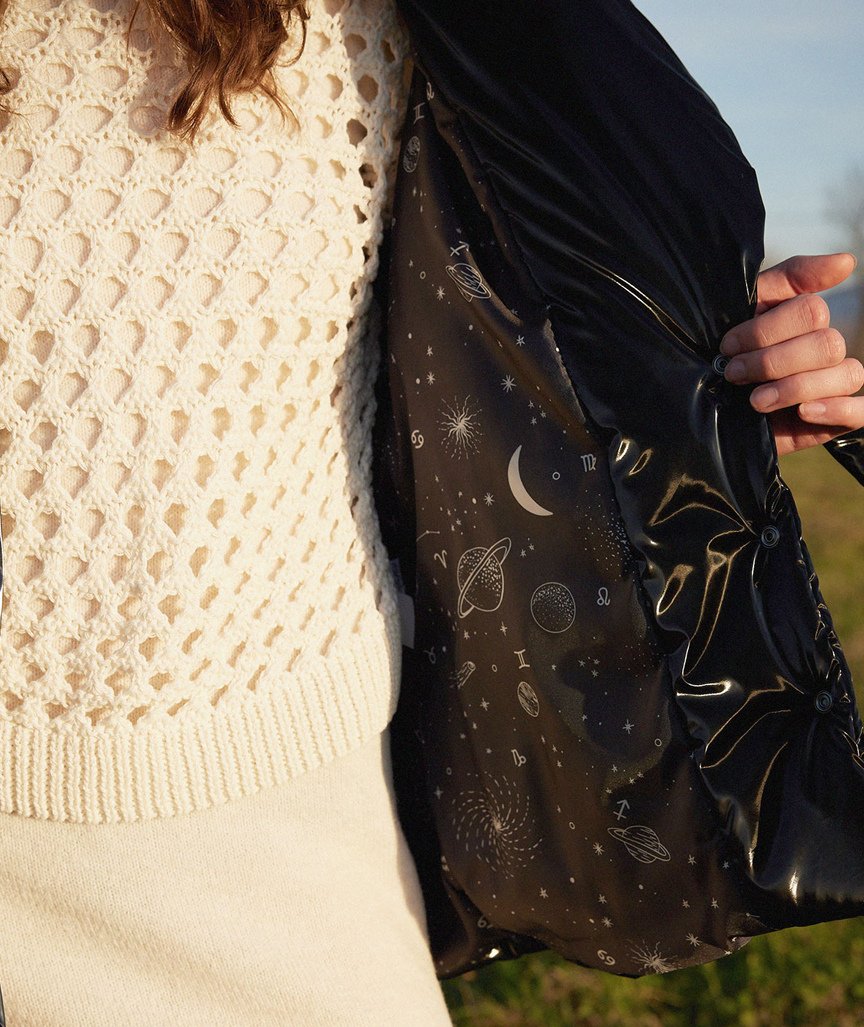 Supermassive Black Hole Puffer Coat