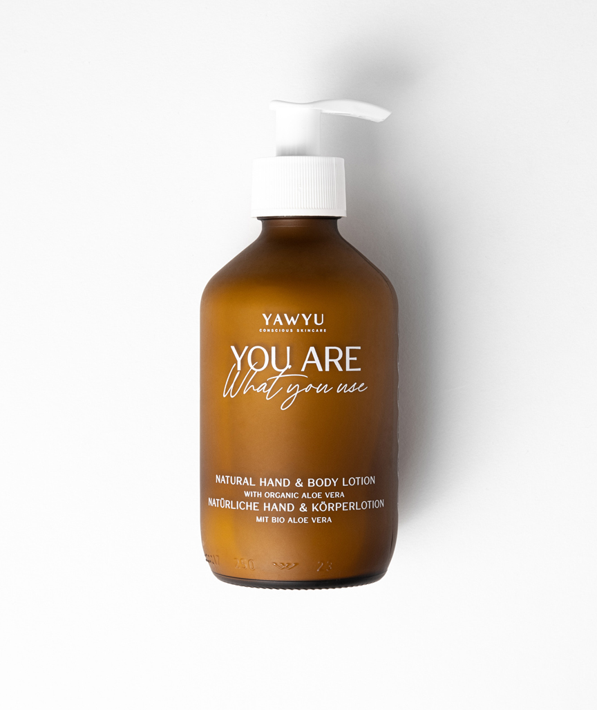Natürliche Hand- und Körperlotion