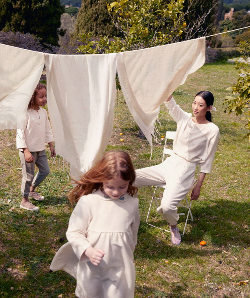 Kleid "Lina" mit Handstickerei