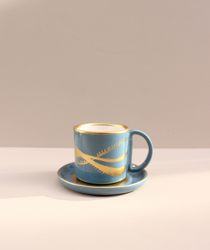 Espressotasse aus Keramik Set