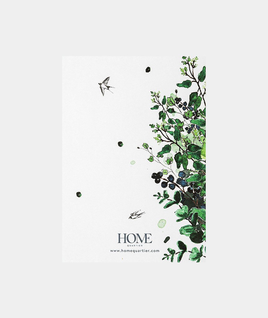 Greeting-Card_Green-Birds_3 Grüne Vögel - Grußkarte