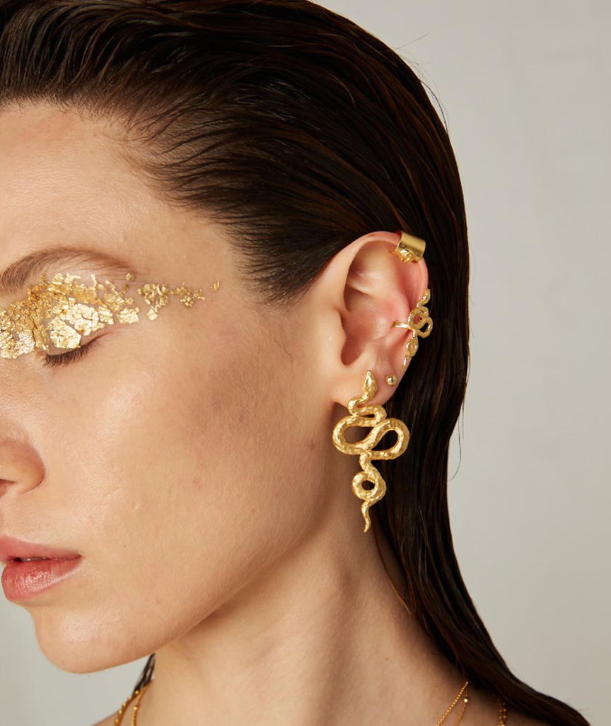 nagaearcuff2zp7Mm5gnizaLr Pin Naga Ohrringe