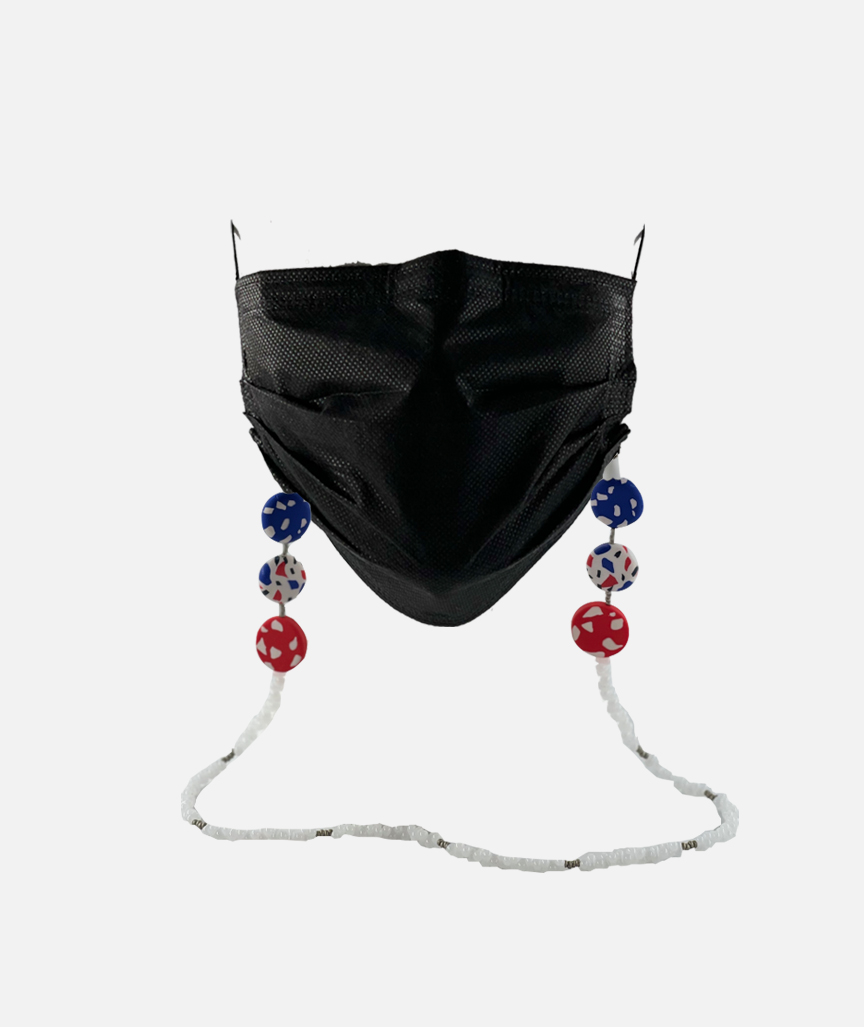 Maskenkette/Halskette Rotes Herz