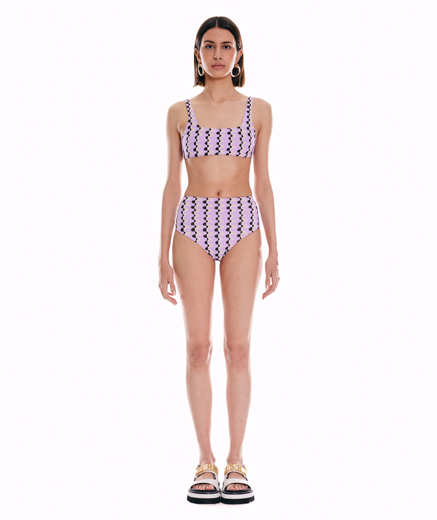 Sonic Adventure Printed Bikini Top