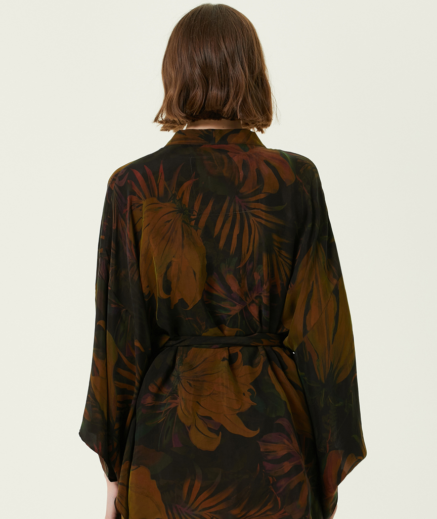 Elsa Verte Cupro Kimono