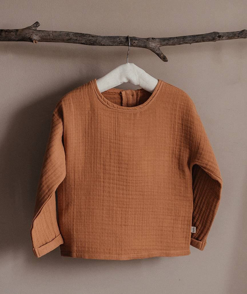 Long Sleeved Children’s Sweatshirt Tan