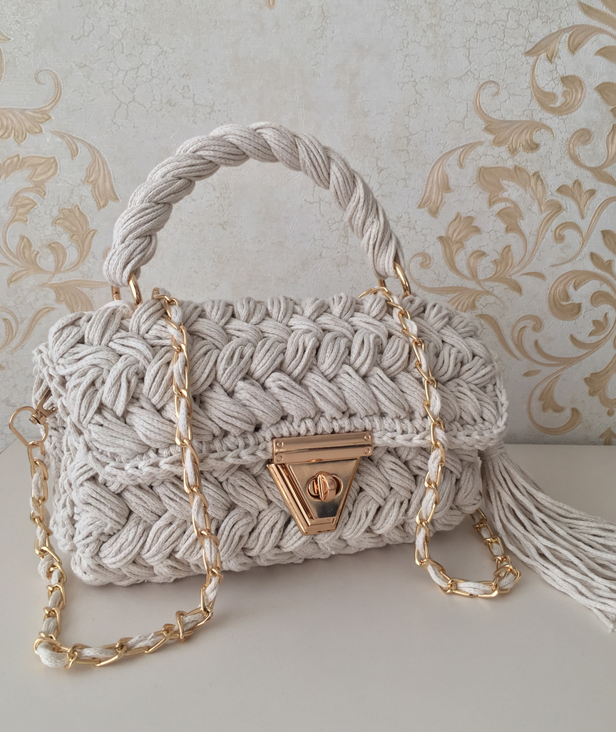 15mnIZAGwExfTLz Erdnuss-Tasche Creme