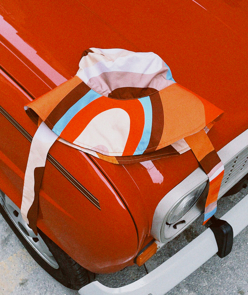 Mars Izohips Patterned Colorful Bucket Hat