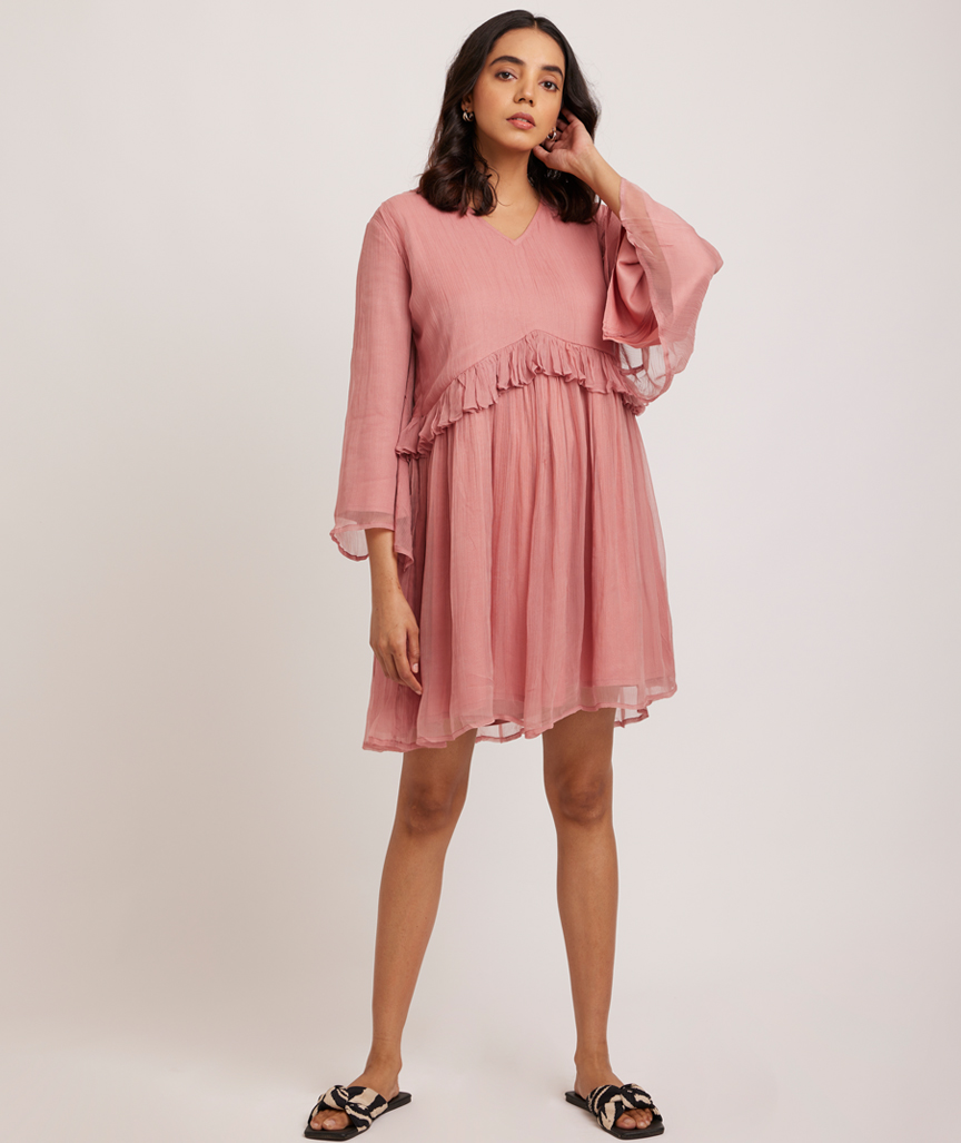 Lale Chiffon Dress 