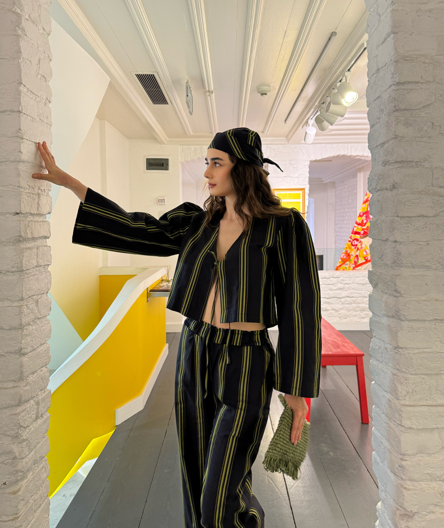 Green Belleville Suit