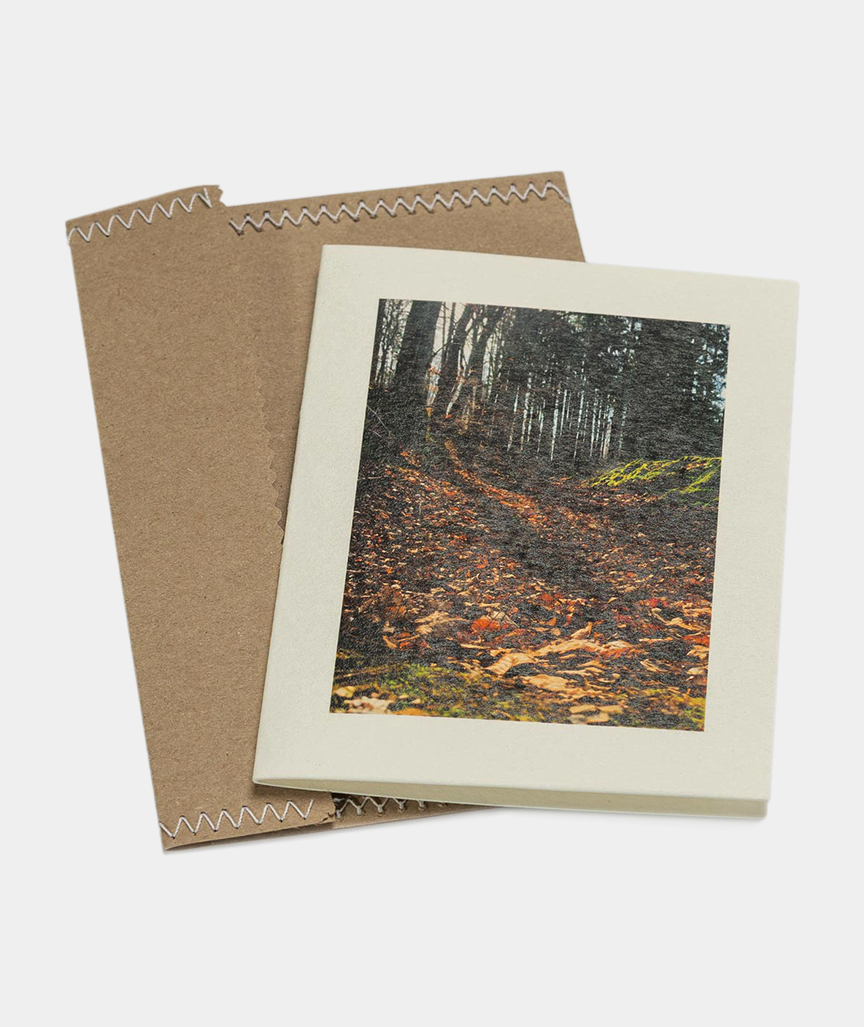 Green Line Forest Photo Card