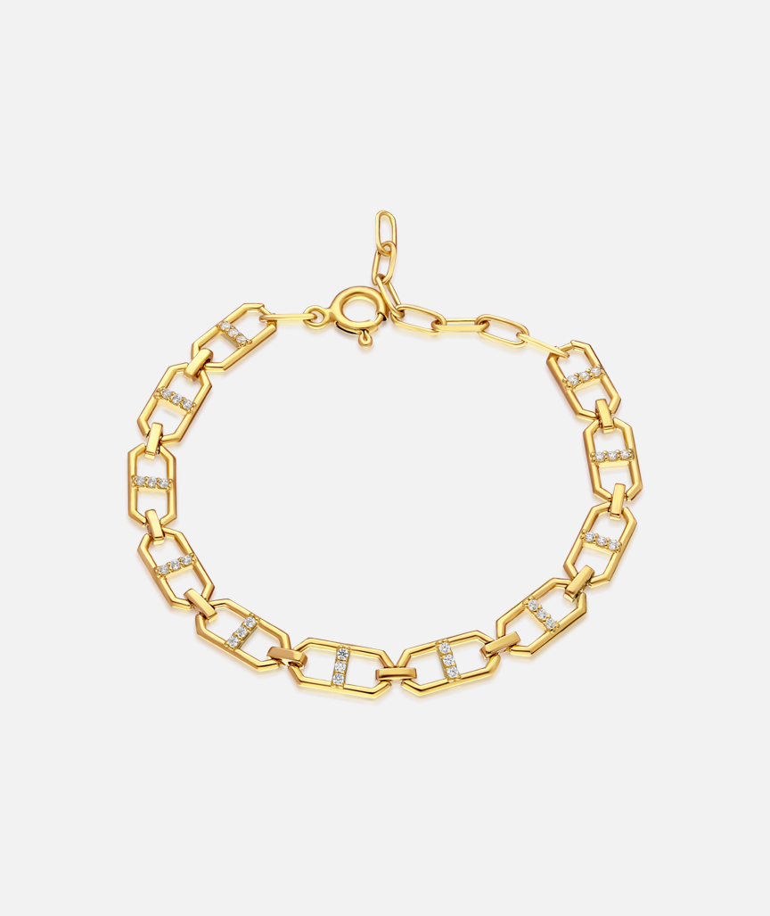 Sequence Chain Bracelet