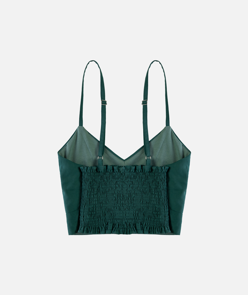 Crop-Top mit dünnen Trägern