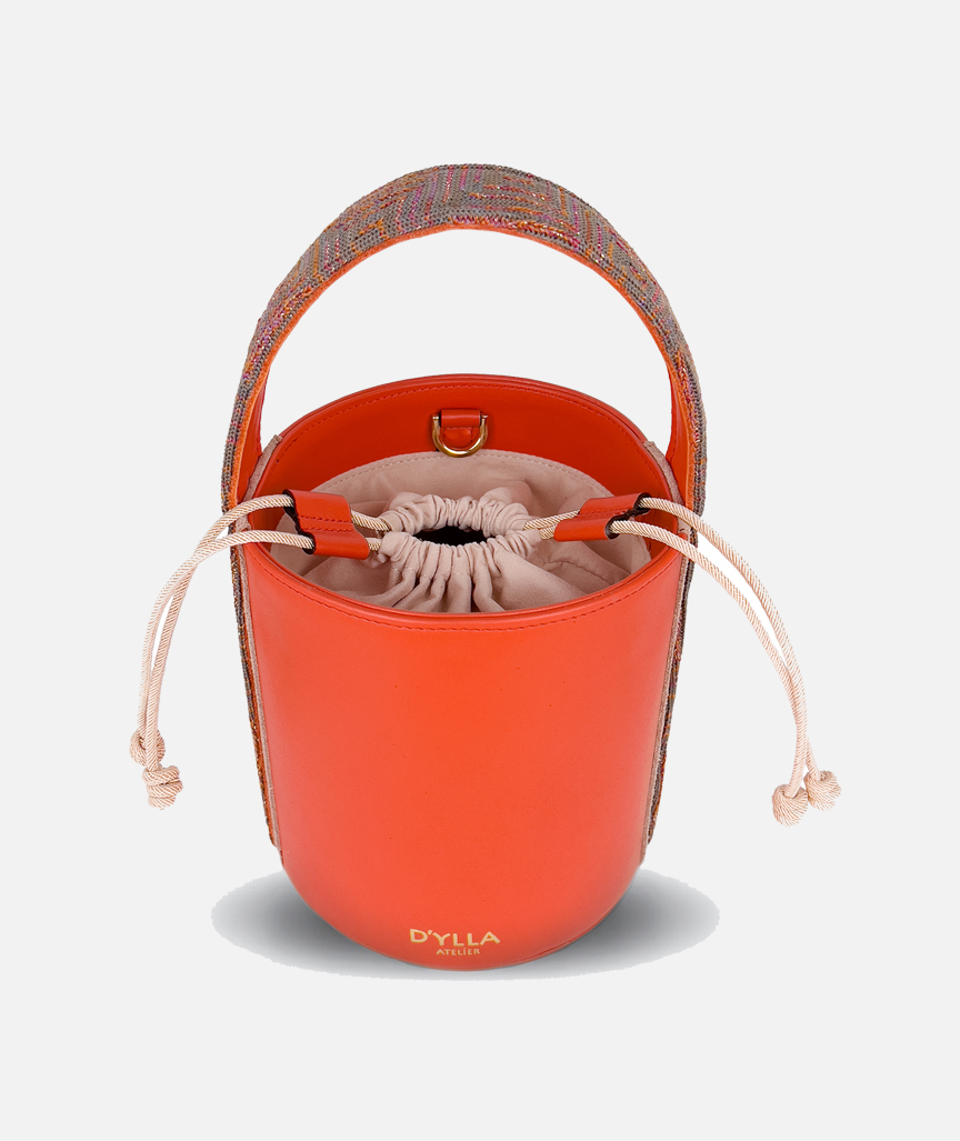 Lena Bucket Bag Pomegranate