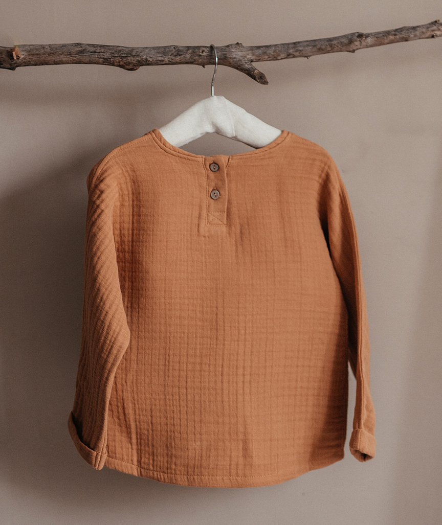 Long Sleeved Children’s Sweatshirt Tan