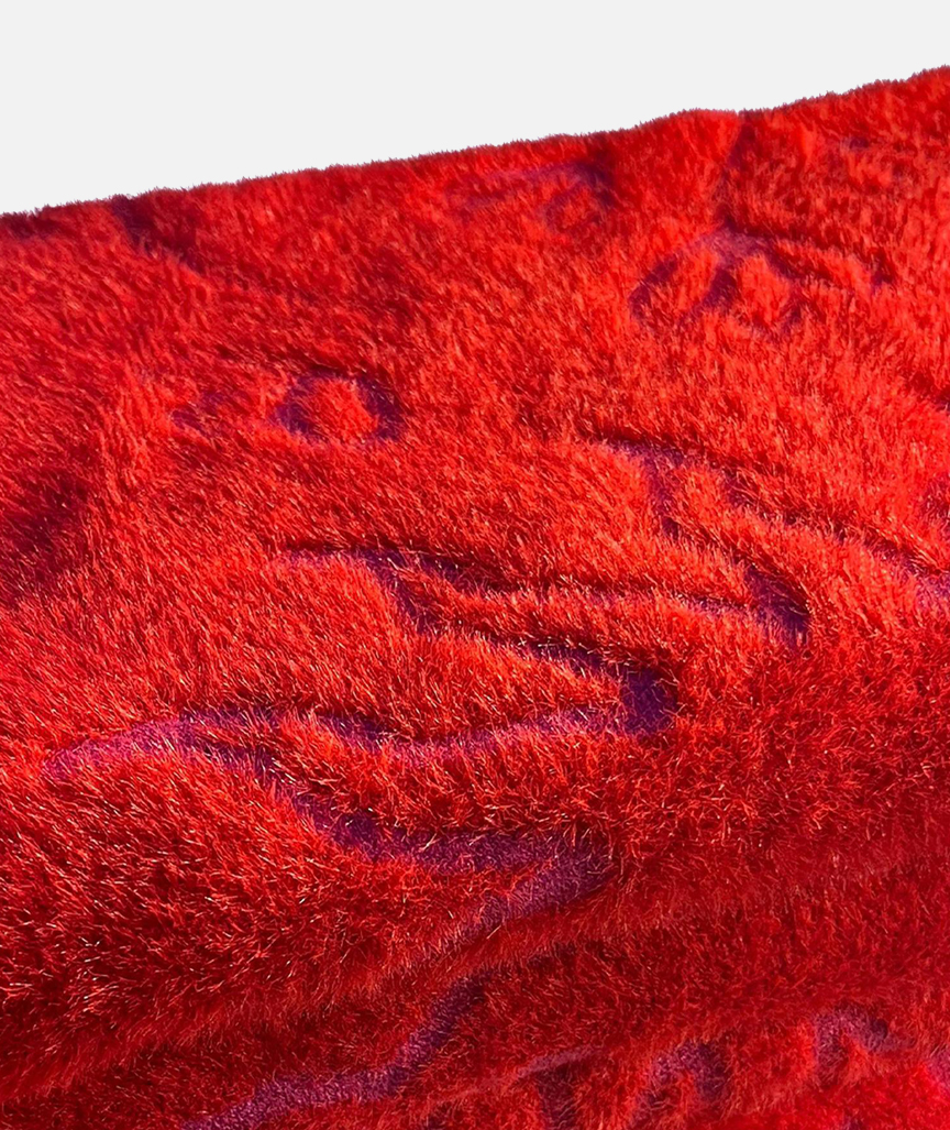 Red Super Softy Scarf 