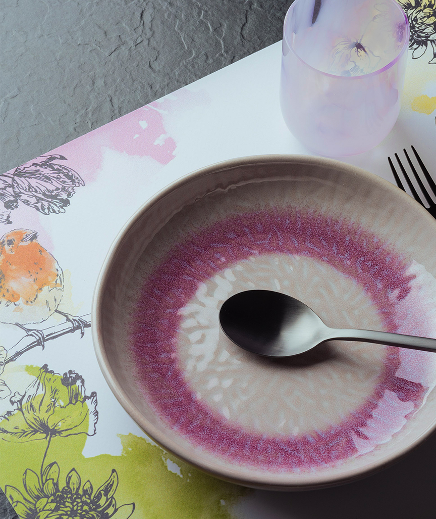 Outdoor-Tablemats_Design-Robin Tischset Design Rotkehlchen