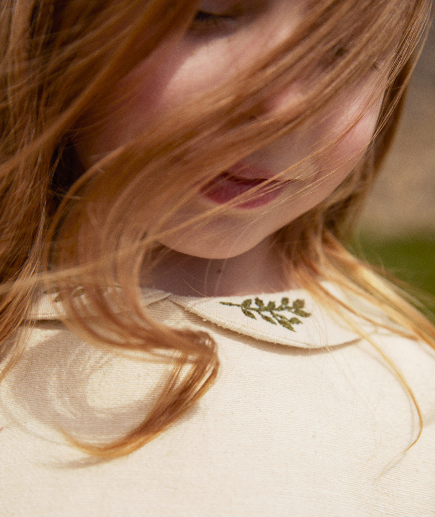 Kleid "Lina" mit Handstickerei