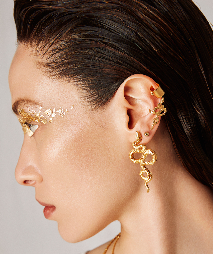 nagaearcuff4YFBkRkG3zwvb Pin Naga Ohrringe