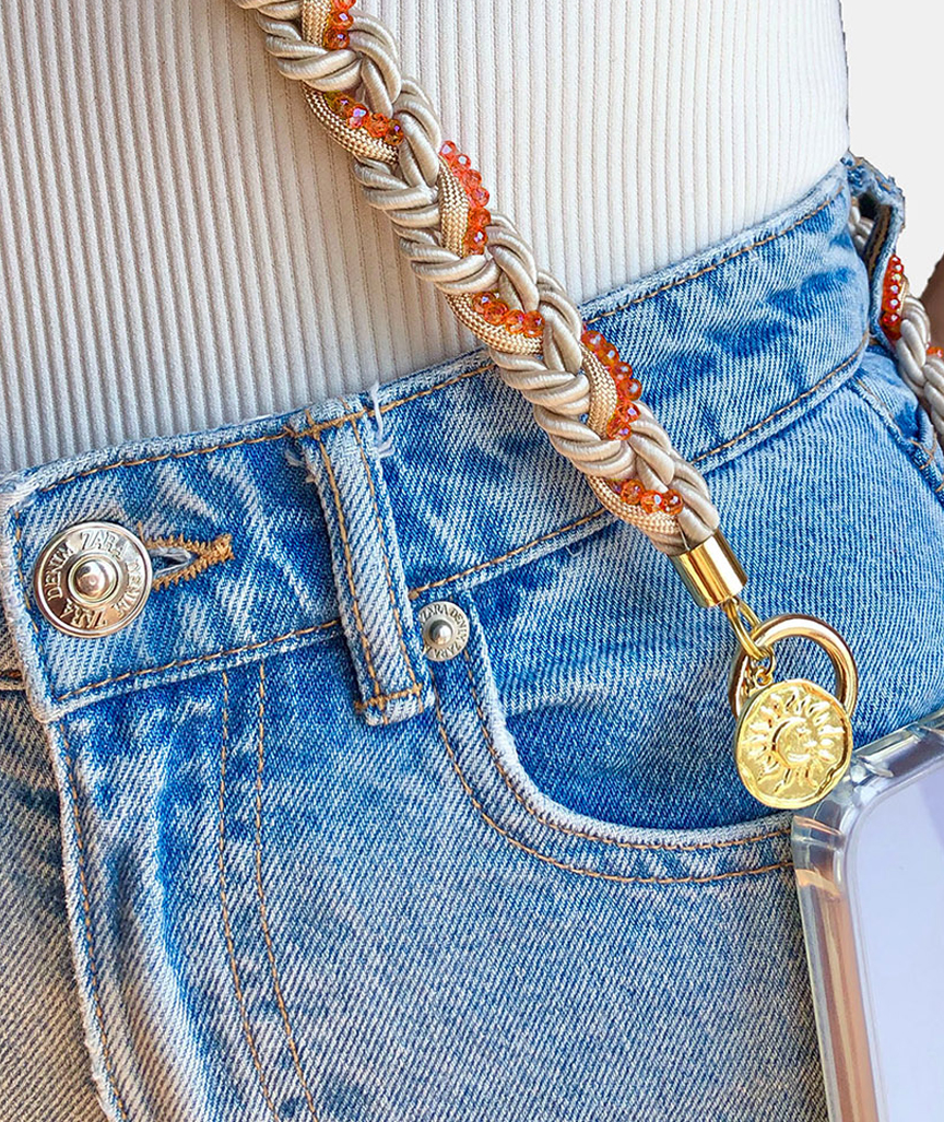 Braid Phone Chain Compatible with Any Case
