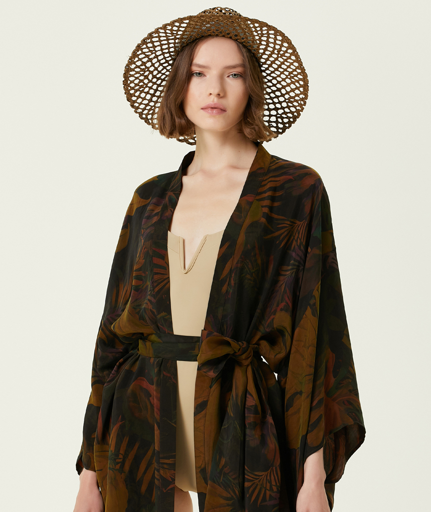 Elsa Verte Cupro Kimono