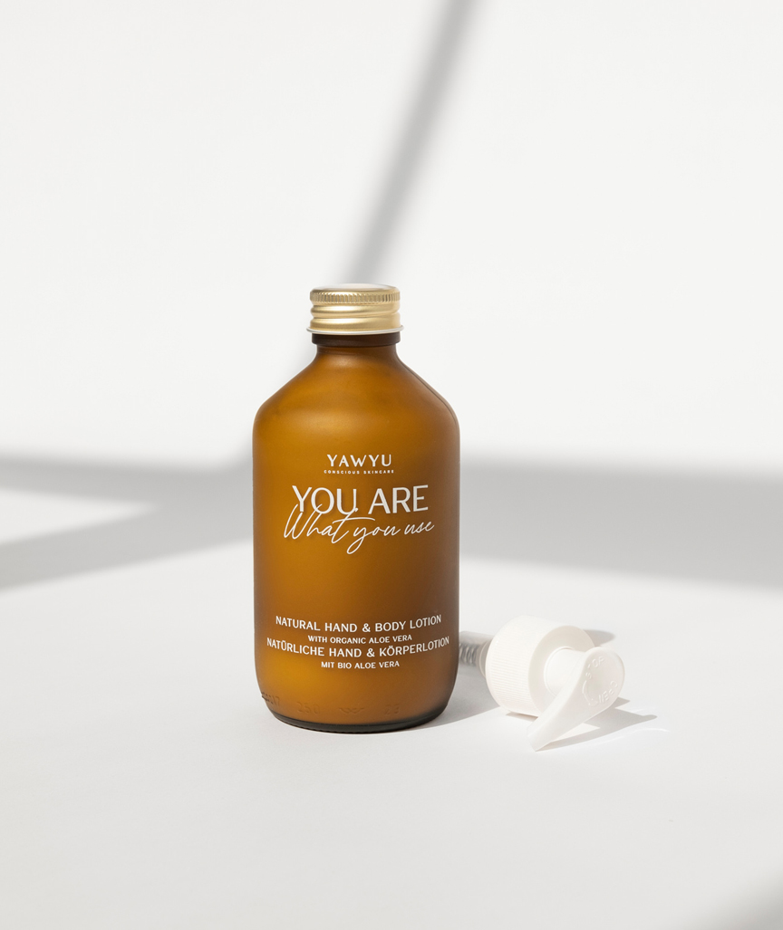 Natürliche Hand- und Körperlotion