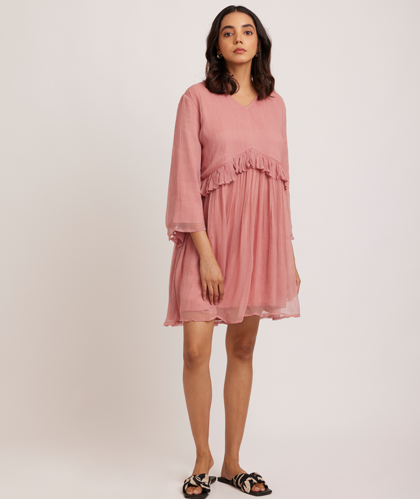 Lale Chiffon Dress 