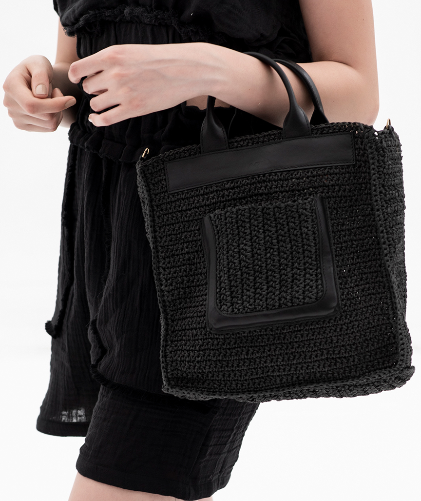 Bike-bag-black-paperrope-3 Fahrradtasche