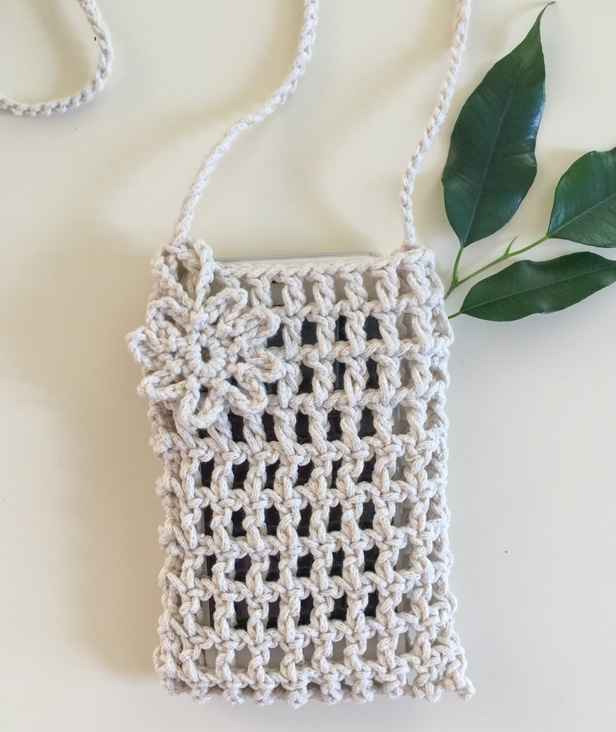 Macrame Handytasche