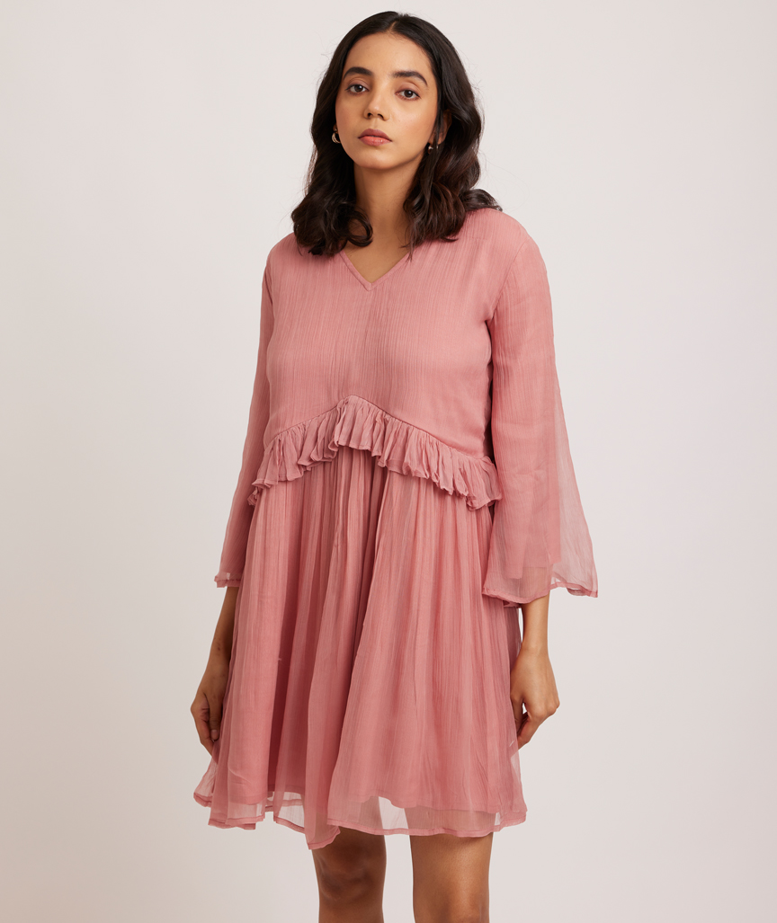 Lale Chiffon Dress 