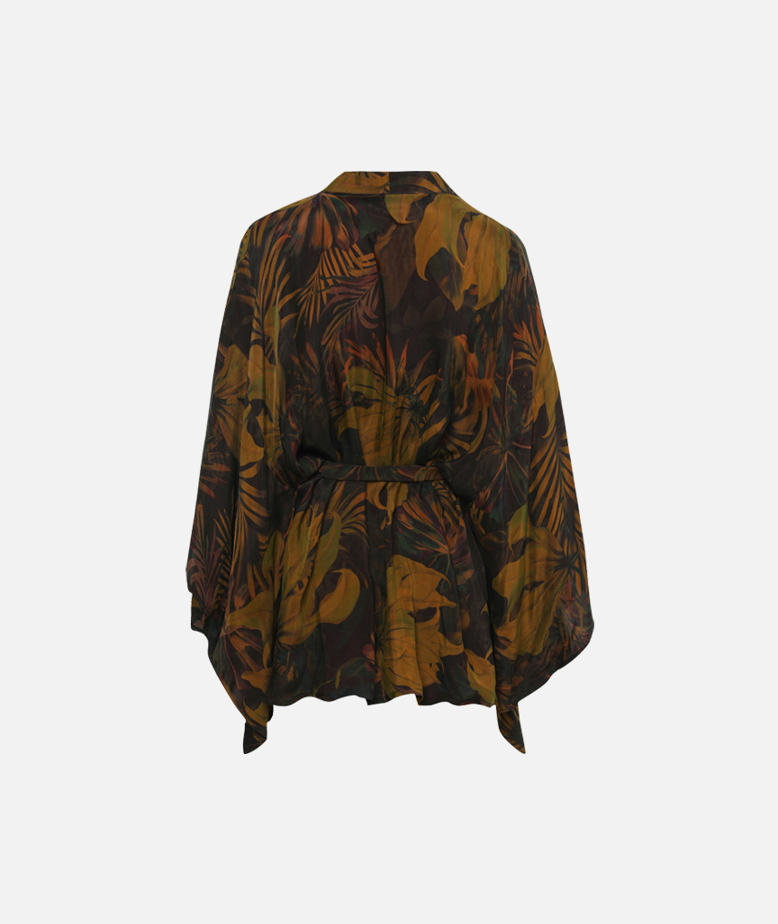 Elsa Verte Cupro Kimono