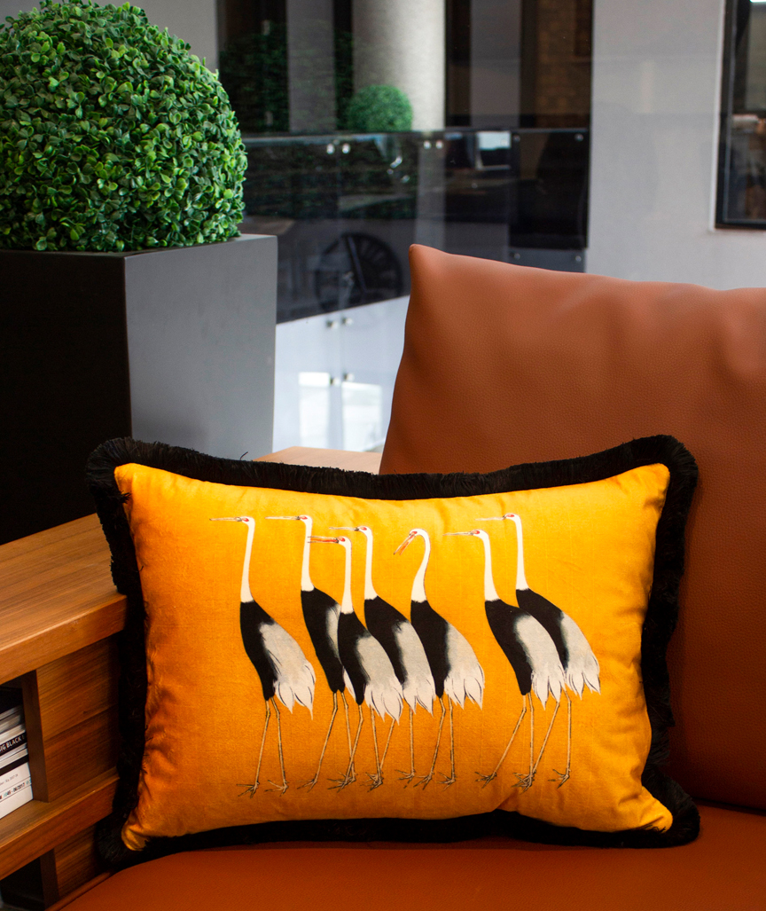 Orange Kissenhülle