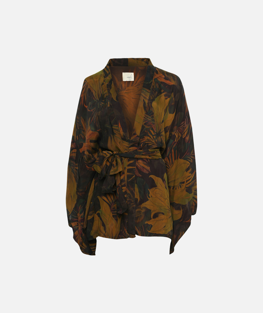 Elsa Verte Cupro Kimono