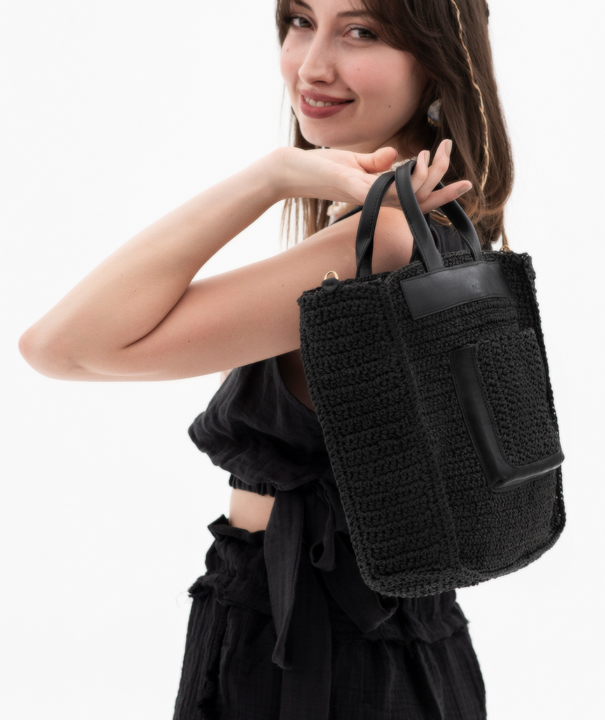 Bike-bag-black-paperrope-2 Fahrradtasche