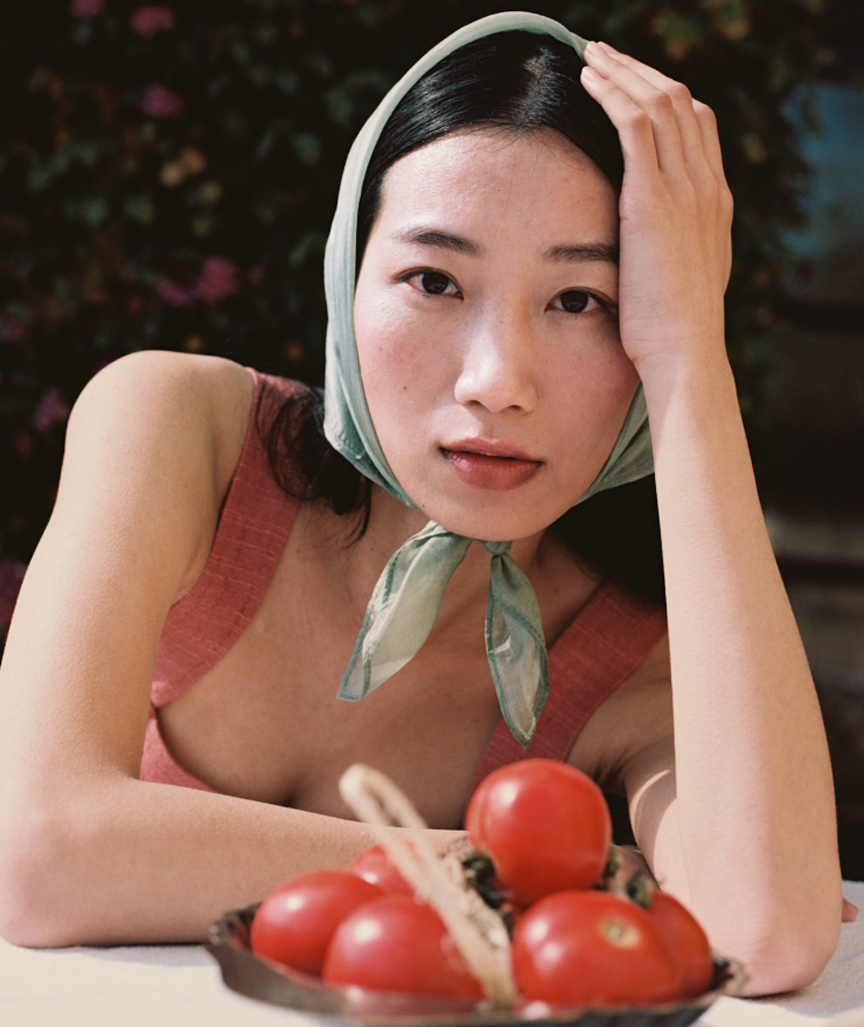 "Grace" Hand-Painted Scarf