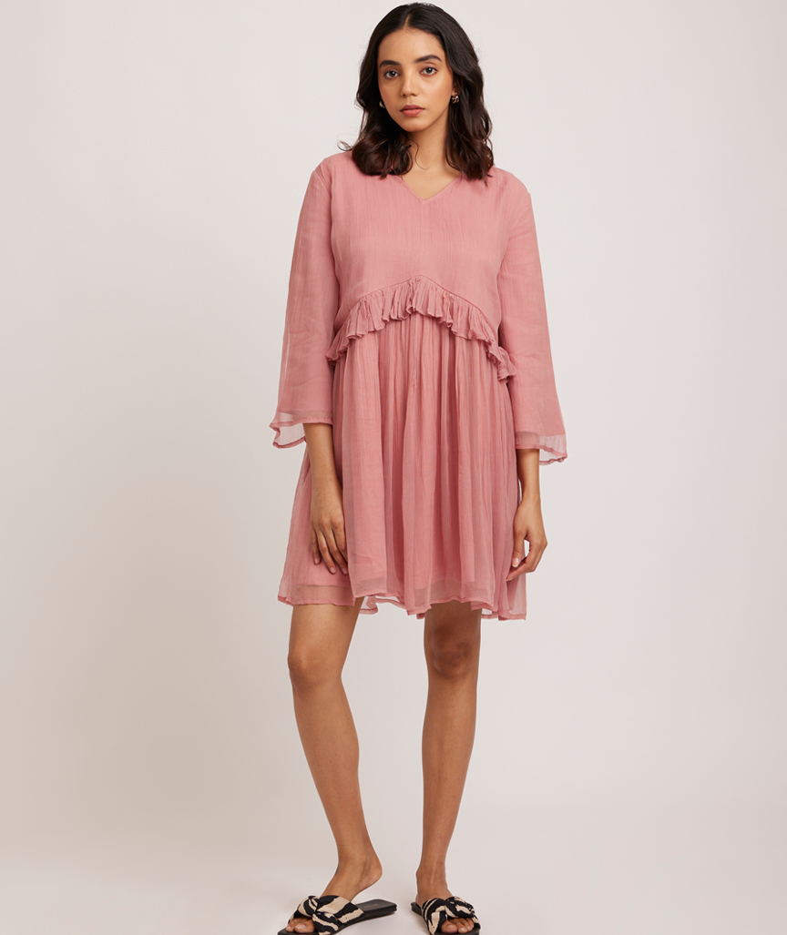 Lale Chiffon Dress 