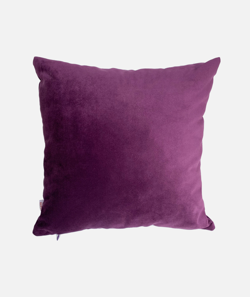 Crescent Moon Punch Needle Velvet Pillowcase 