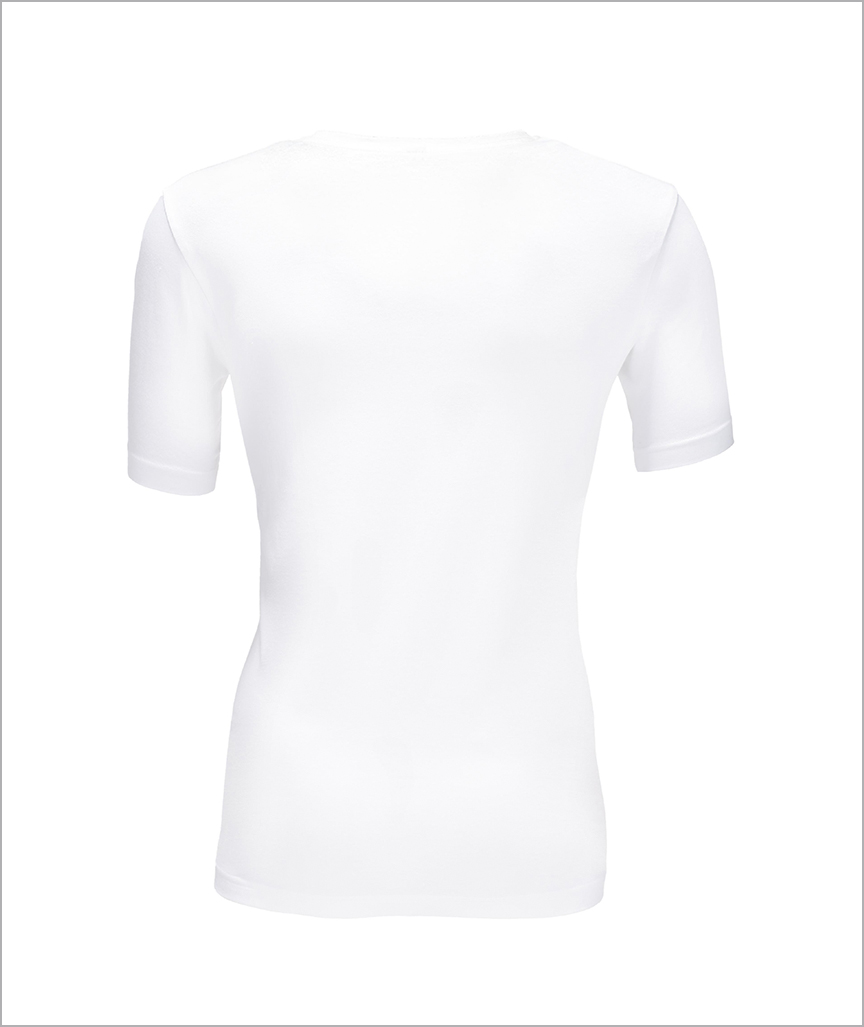 Herren Basic Shirt In Weiß