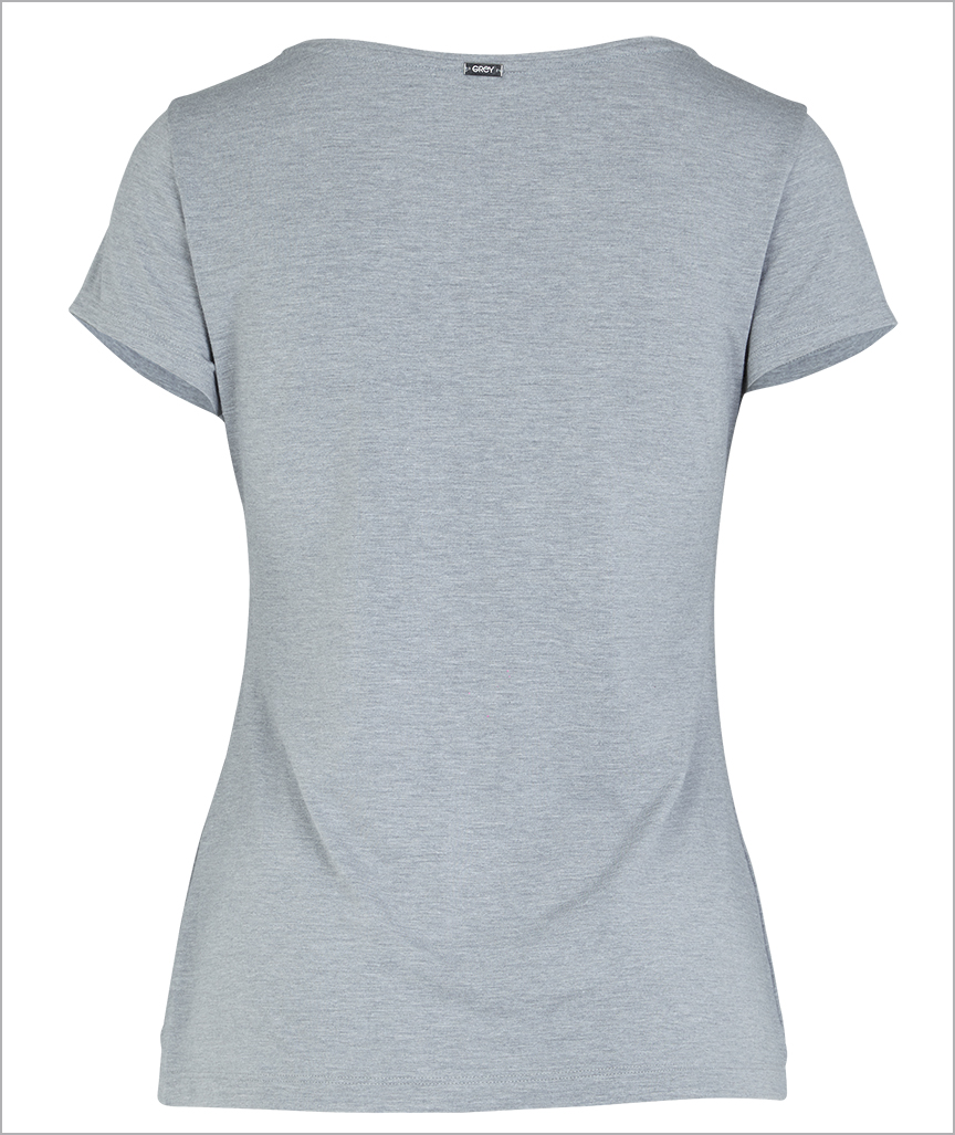 Grey "One" T-Shirt  aus Vitadylan™