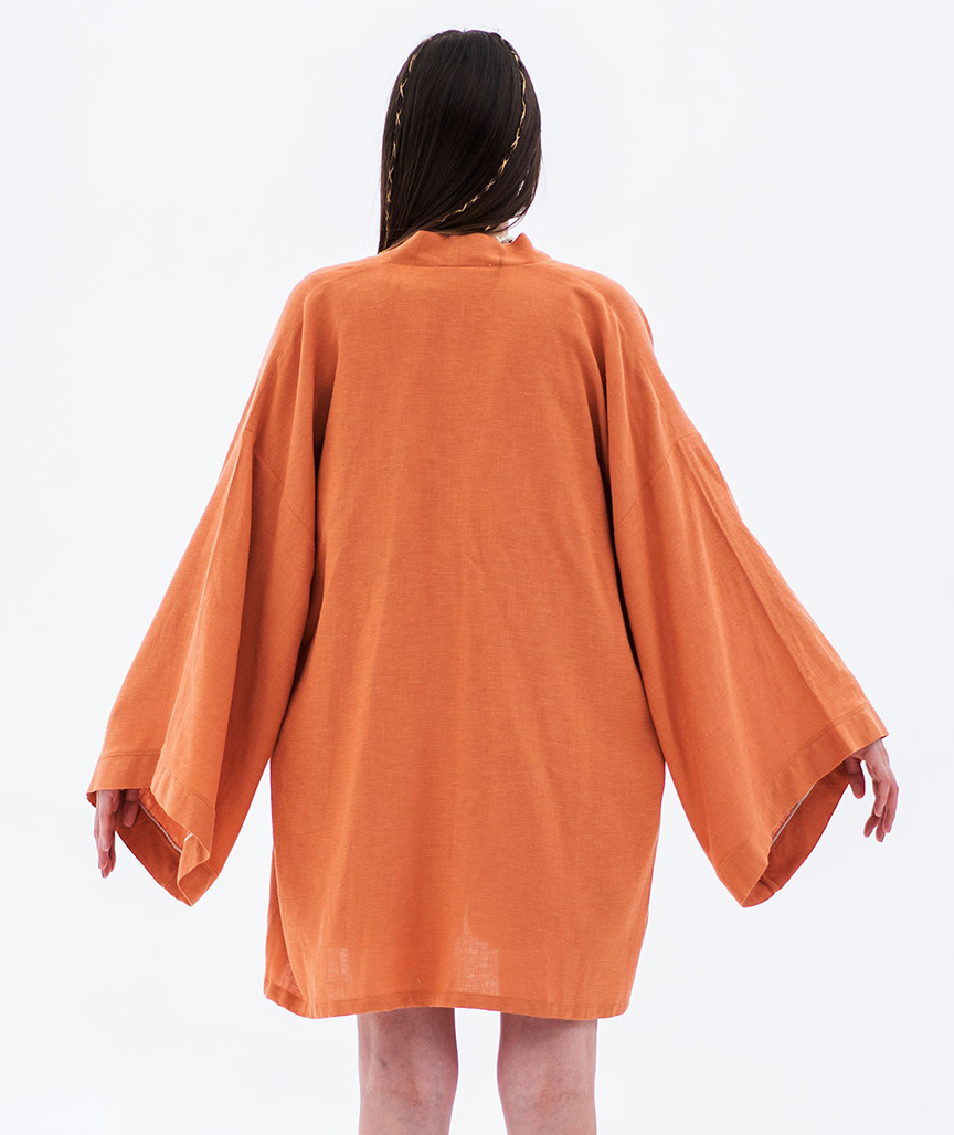 Leinen Kimono Medium