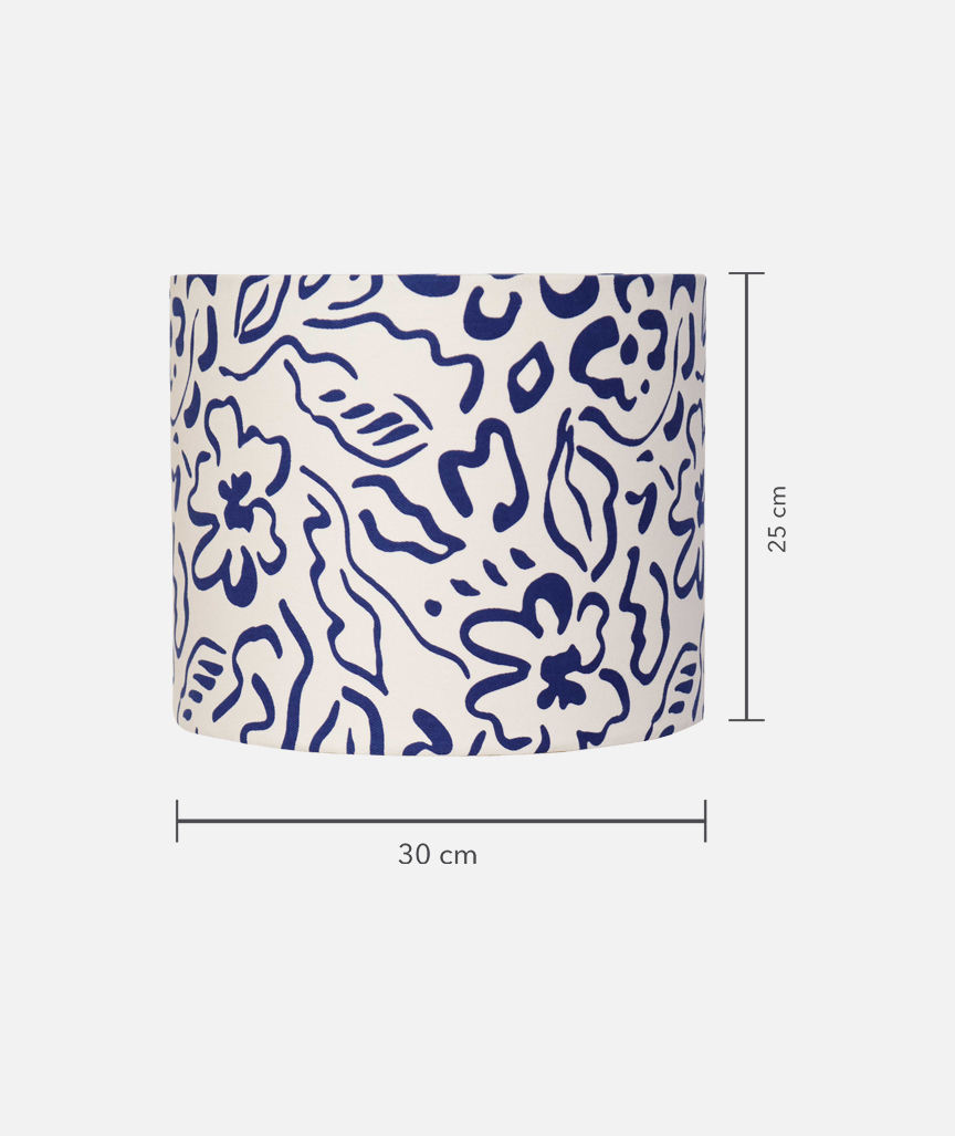 Cool blue Lampenschirm 