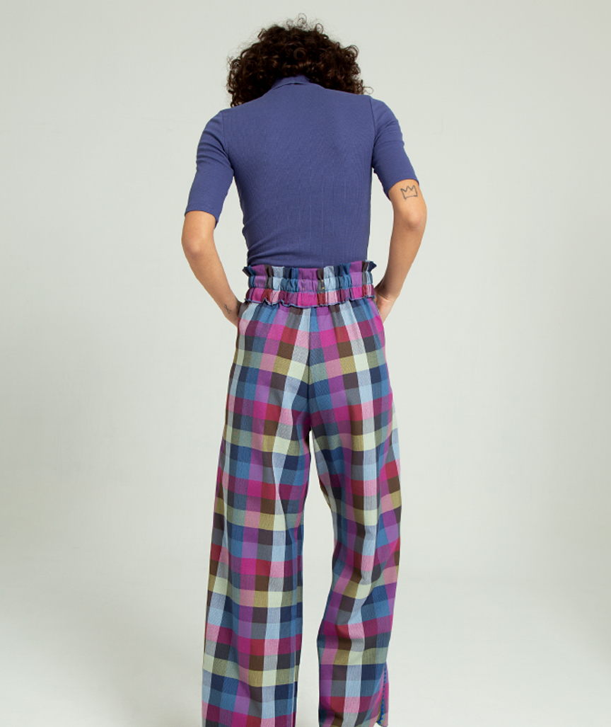9-MERVE-VICHY-BLUE-PANTS-3 Merve Vichy Blaue Hose