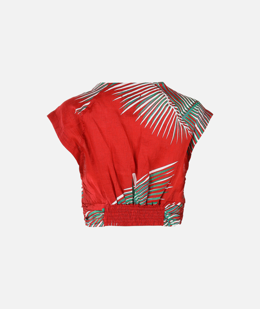 Purity Top mit handgemachten Details