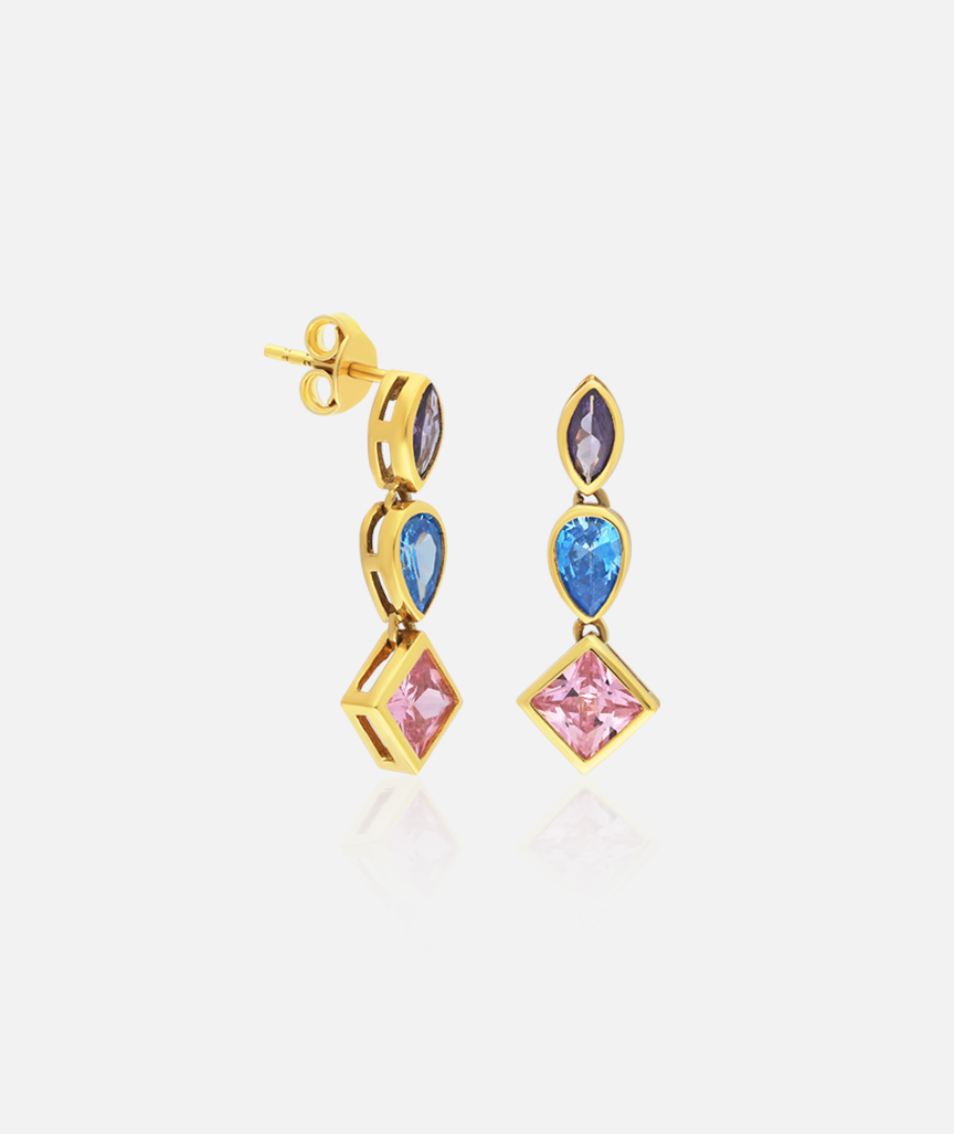 Helle Lichter Ohrringe