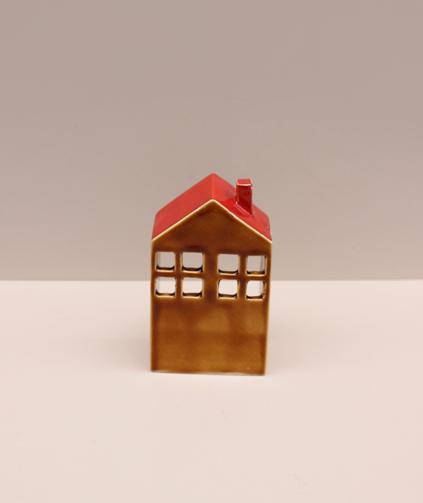 Brown Tealight House