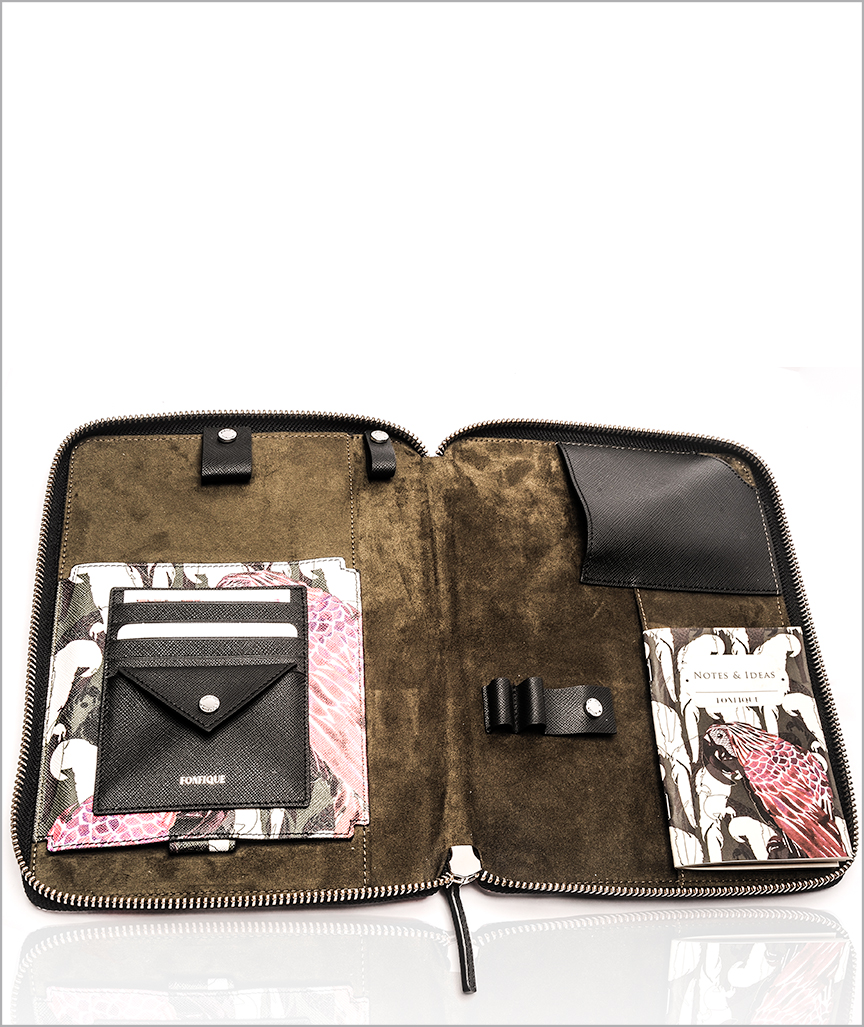 Risha Organizer in Camo Parrot