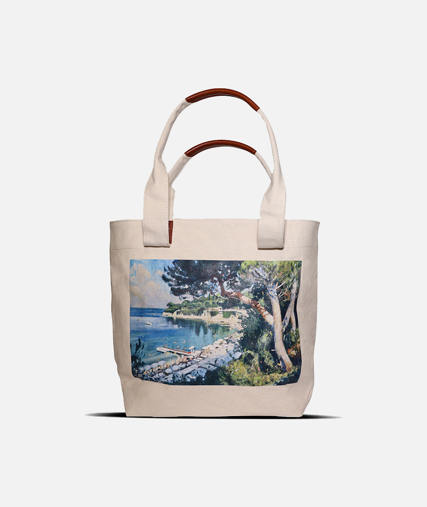 Le Soleil Schultertasche mit Print 