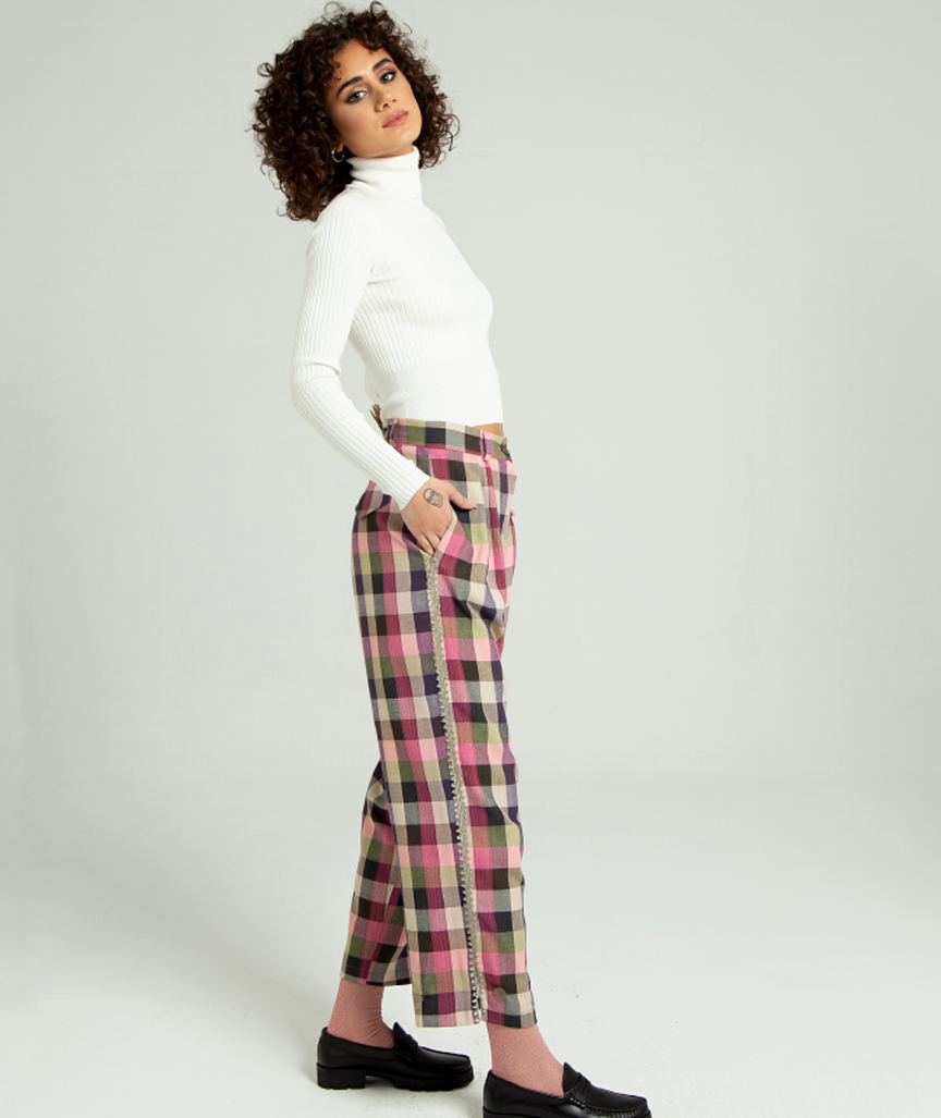 VICHY-ROSE-PANTS-3 Edith Vichy Rose Hose