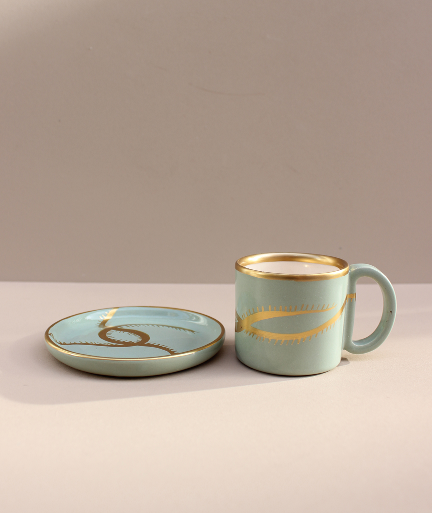 Ceramic And Espresso Set